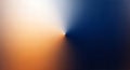 Singularity Point: A Vibrant Orange and Deep Blue Conical Gradient Royalty Free Stock Photo