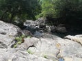 Sinharaja Rainforest waterfalls in Sri Lanka and deniyaya district.