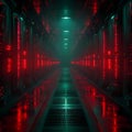 A Sinister Glow: Data Server Room