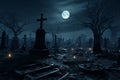 Sinister Graveyard Crosses Sinister crosses in a