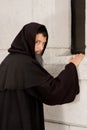 Sinister monk Royalty Free Stock Photo