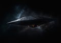 Sinister Starship: A Promotional Journey Through the Dark Interi Royalty Free Stock Photo