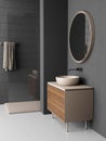 Sink andBerlin Germany - May 14 2022: faucet in modern bathroom interior