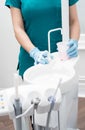 Sink at a dental clinic