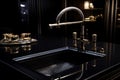 Sink faucet kitchen. Generate ai