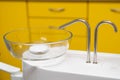 Sink in the modern dental office Royalty Free Stock Photo