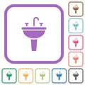 Sink simple icons