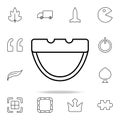 sink top view icon. Detailed set of simple icons. Premium graphic design. One of the collection icons for websites, web design, Royalty Free Stock Photo
