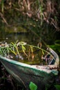 Sinked boat Royalty Free Stock Photo