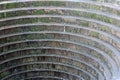 Sinkhole or overflow pipe in the Ladybower reservoir, Derbyshire,England. Royalty Free Stock Photo