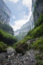 Sinkhole in wulong, chongqing, china