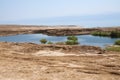 Sinkholes in Dead Sea Royalty Free Stock Photo