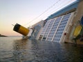 Sinking cruise ship Costa Concordia