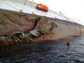 Sinking cruise ship Costa Concordia