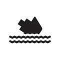 Sinking icon. Trendy Sinking logo concept on white background fr