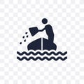 Sinking transparent icon. Sinking symbol design from Insurance c