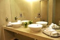 Sinks and Taps toilet SPA bathroom Royalty Free Stock Photo