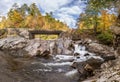 The Sinks waterfall in the great Smoky Mountains Royalty Free Stock Photo