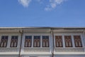 Sino-Portuguese Architecture influenced building in Phuket. Royalty Free Stock Photo