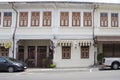 Sino Portuguese Architecture in Phuket Town (City) Royalty Free Stock Photo