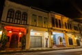 Sino-portuguese building at Old Phuket town Royalty Free Stock Photo