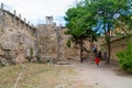 Sinop/Turkey - August 04 2019: Sinop Fortress Prison, Turkish: Sinop Kale Cezaevi was a state prison situated in the inside of Royalty Free Stock Photo