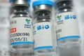 Sinopharm COVID-19 vaccine bottle dose loaded in a syringe, Sars-Cov-2 Vaccine inactivated vero cell