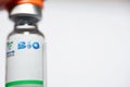 a Sinopharm COVID-19 vaccine bottle dose , Sars-Cov-2 Vaccine inactivated vero cell