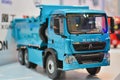 Sinotruk howo dump truck toy at Philauto bus and truck show in Pasay, Philippines