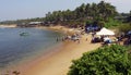 Sinquerim beach in Goa, India Royalty Free Stock Photo