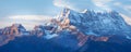 Dents du Midi in the Swiss Alps, Switzerland Royalty Free Stock Photo