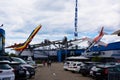 SINSHEIM, GERMANY - MAI 2022: aircrafts in Sinsheim museum