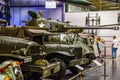 SINSHEIM, GERMANY - MAI 2022: american US medium tank Sherman M4 WW2 Royalty Free Stock Photo