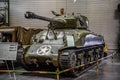 SINSHEIM, GERMANY - MAI 2022: american US medium tank Sherman M4 A1 WW2 Royalty Free Stock Photo