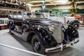 SINSHEIM, GERMANY - MAI 2022: black Mercedes-Benz 770 K 1940 cab Royalty Free Stock Photo