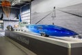 SINSHEIM, GERMANY - MAI 2022: Blue Flame a rocket-powered land speed racing Royalty Free Stock Photo