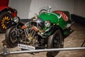 SINSHEIM, GERMANY - MAI 2022: green Morgan Threewheeler Super Sport 1935