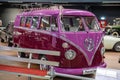 SINSHEIM, GERMANY - MAI 2022: pink violet purple Volskwagen VW Bus T1 1866