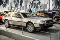 SINSHEIM, GERMANY - MAI 2022: silver DeLorean Sports Car 1981