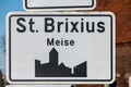 Sint Brixius Rode, Meise, Belgium - Sign of the village and municipality