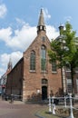 Sint Hippolytuskapel Delft with Nieuwe Kerk in background Royalty Free Stock Photo