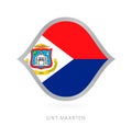 Sint Maarten national team flag in style for international basketball competitions