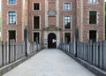 Sint-Pieters-Leeuw, Flemish Brabant Region - Belgium - The Coloma Castle entrance