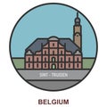 Sint-Truiden. Cities and towns in Belgium Royalty Free Stock Photo
