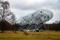 Radio telescopes Westerbork, Hooghalen, Netherlands. Royalty Free Stock Photo