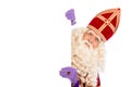 Sinterklaas isolated on withe Royalty Free Stock Photo