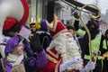 Sinterklaas Waving At The Sinterklaas Festival At Amsterdam The Netherlands 3-11-2022