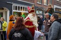 Sinterklass tradition in Delft Netherlands Royalty Free Stock Photo