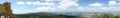 Sintra castle - panorama of historical building and surroundings