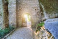 Sintra, cenic Castle of the Moors Royalty Free Stock Photo